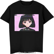 Sad Girl Retro Anime T-Shirt